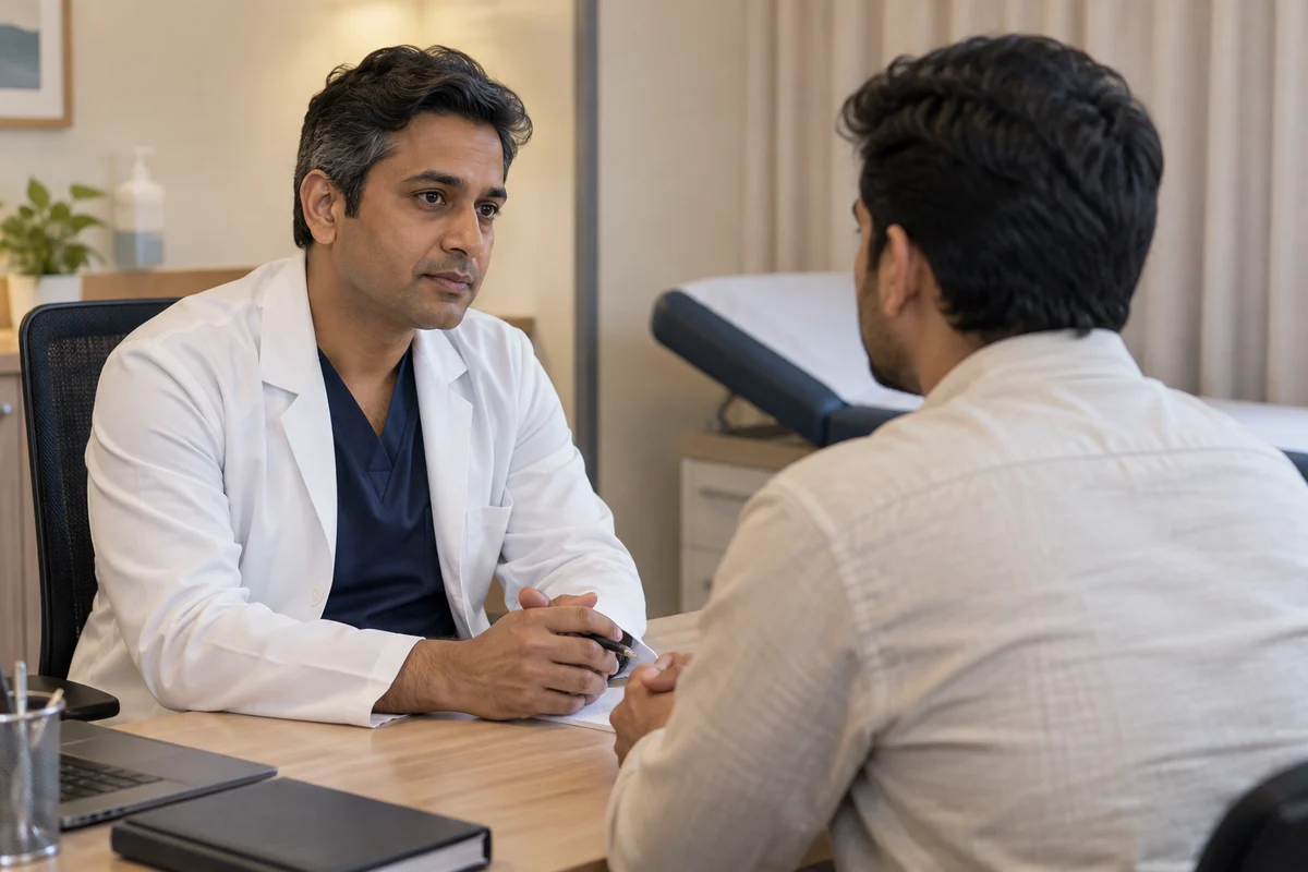 A private consultation about circumcision options